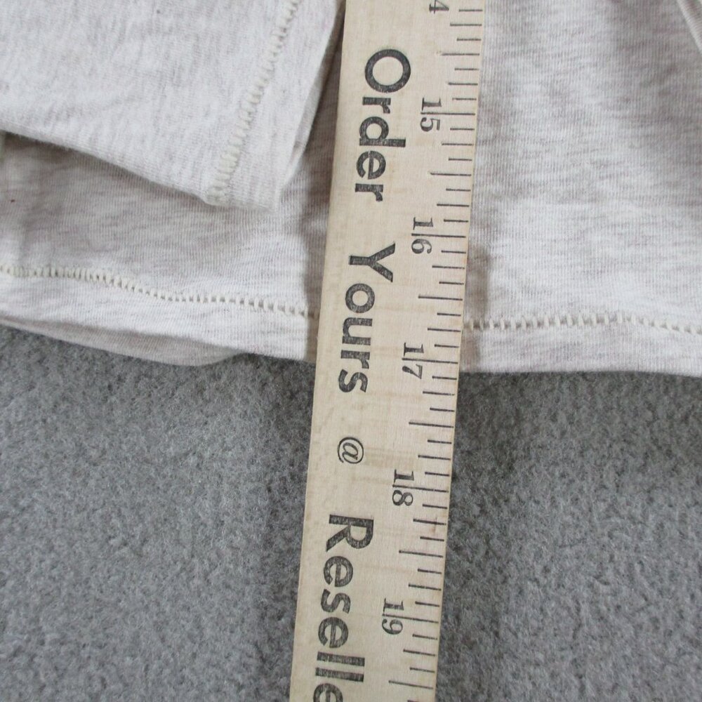 SKIMS Cotton Jersey Long Sleeve T Shirt Womens 2XS XXS Oatmeal Heather NWT - Picture 6 of 9